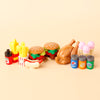 Hamburger French fries Ice cream Drinks Figure accessories