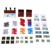 Seafood stall scene prints minifigure accessories