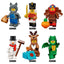 KM66045-66050 Cartoon Animal Minifigures