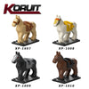 XP1007-1010  Military War Horse Minifigures