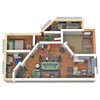 1542pcs MOC-83817 Seinfeld Apartment