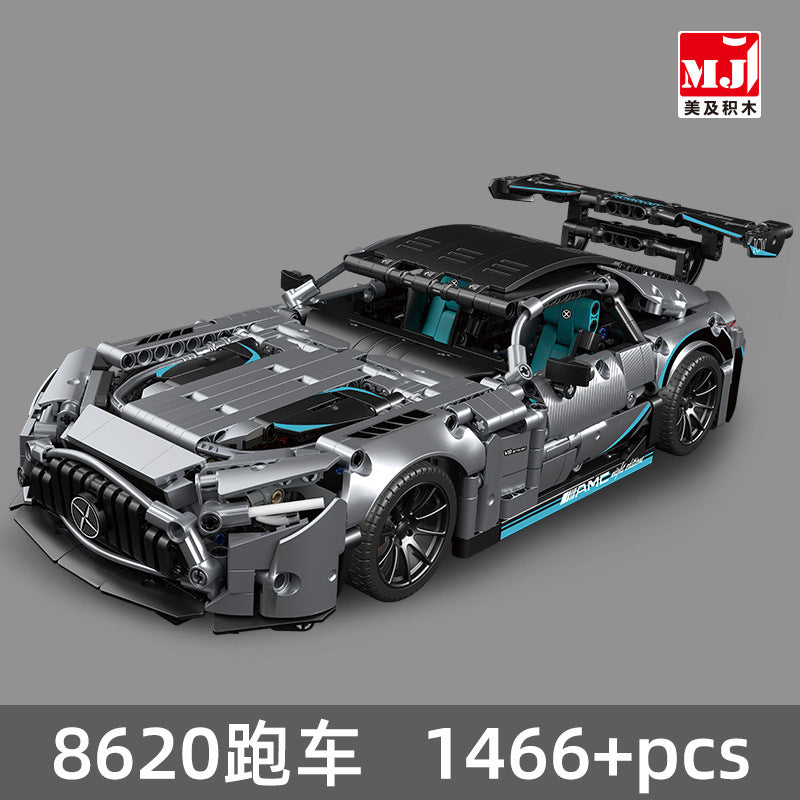 MJI Porsche 911&Mercedes AMG Green Goblin&GT sports car&Hongqi S9