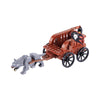 MOC Medieval Military Warhorse Wolves Prison Wagons Oxen War Scene Weapons