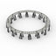City Rail 64449 6*10 Black Bracket Double-layer Circular Train Track 16 Curved Rails + 32 Brackets