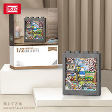 LOZ Block Painting Artwork series LOZ1905 & LOZ1906 & LOZ1907 & LOZ1908 MINI Bricks