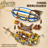 3272 pcs JIESTAR JJ9126 Steampunk Airship