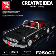 1430PCS MouldKing 10278 Vintage American Convertible