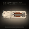 714pcs QUANGUAN 100319 SD.KFZ.251 HALF-TRACK ARMORED VEHICLE