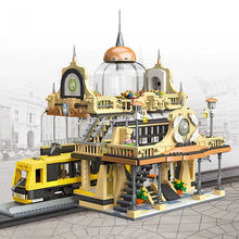 1945 pcs JIESTAR 89136 European Style Railway Station