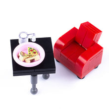 PARTS Christmas tree house sleigh reindeer wine cabinet fireplace