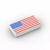 PARTS 3069 1x2 Flat Tile Printed Part 5PCS