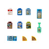 Fast food set printed parts minifigure accessories