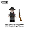 N403-408 American Western Cowboy Minifigures