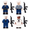 MT007-MT010 World War II US Navy soldiers Minifigures