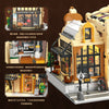 3220PCS JIESTAR JJ89140 Vintage Steam Train Station (Includes Lighting Kit)