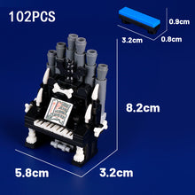 Halloween Horror Skeleton Piano Vampire Gothic Organ