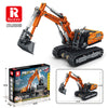 1106pcs Reobrix 22003 Mechanical Forklift with power pack