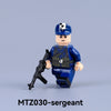 MTZ027-MTZ030 Coastal Assault Troops Minifigures