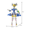 296pcs MOC Angel、Mobile Suit Girl、Female Robot、Robot Girl Singer