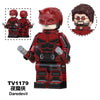 TV6221 TV6222 TV6223 Superhero Series Daredevil Punisher Minifigures(new, updating)