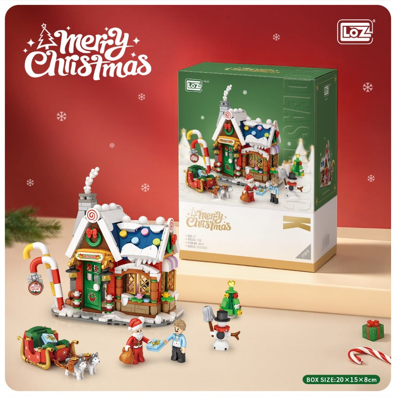 790pcs LOZ4815 Christmas Cottage minibricks – Joy Bricks
