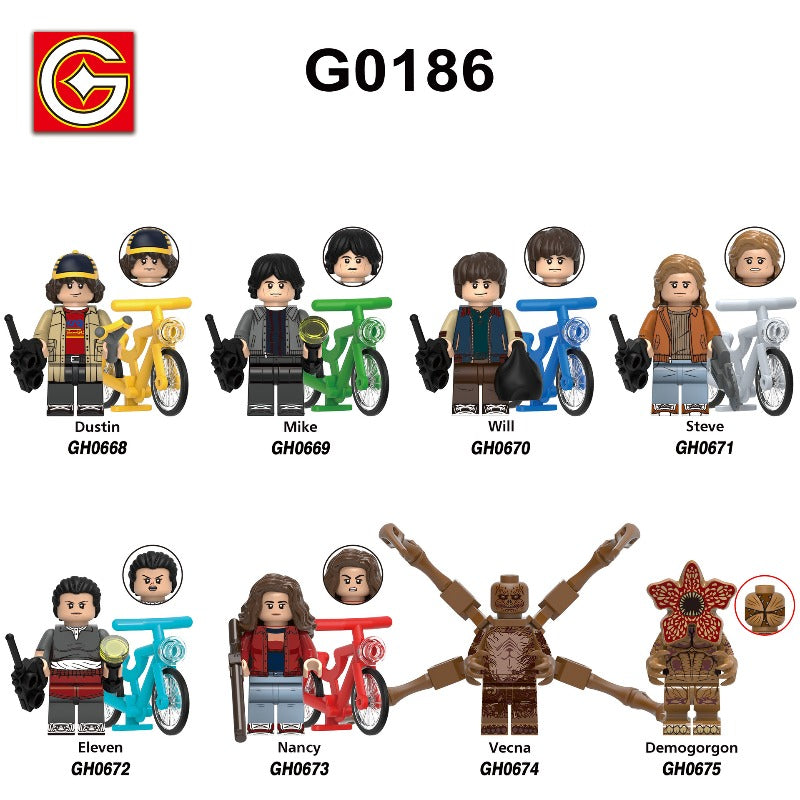 G0186 Stranger Things Series Minifigures – Joy Bricks