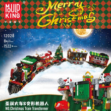 1522pcs 12028 MouldKing Christmas Train Transformer