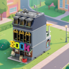 (Gobricks version) 1975pcs MOC Little Bookshop