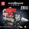 750 pcs MouldKing 10204 FE Sports Car V8 Engine (motor drive)