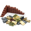 Military base sandbags World War II scene special forces building bunkers  landscaping sandbags 5pcs