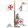 DT8910 DT8911 Medieval Crusader Knight Minifigures