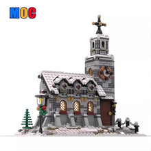 1074pcs MOC-58208 Little Winter Church