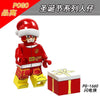 PG8189 Christmas Series Assembly Building Blocks Bat Girl Panther Marvel Captain Falcon Robin Minifigures