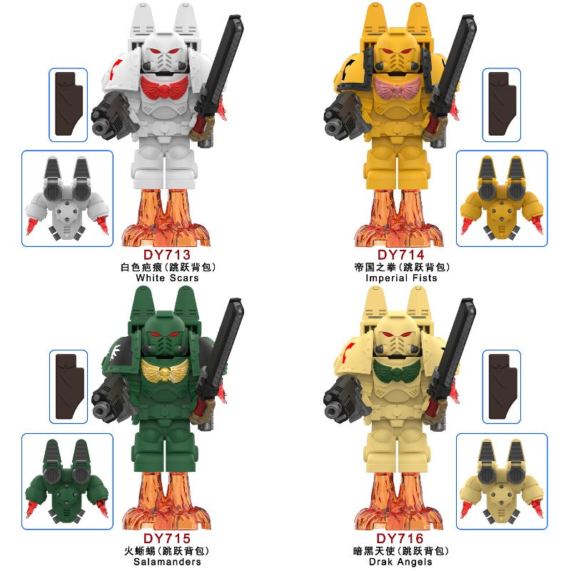 DY713-716 Warhammer Empire Terminator Star Warrior Jumping
