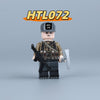 HTL072-075 World War II Mountain Hunter Uniform Minifigures