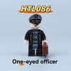 HTL086-089 Secret Police Series Minifigures