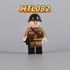 HTL082-85 WWII Soviet Union M35 PPSH minifigures