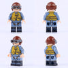 MT36-39 World War II military German, American, British and French naval submarine soldiers Minifigures