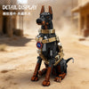 1376pcs YoLeXi  33132 Doberman Pinscher police dog.