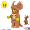 KL3310 KL3311 KL3312 KL3313 KL3314 KL3315 KL3316 Triceratops dinosaur Minifigures