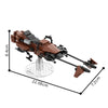 (Gobricks version) 147pcs MOC Imperial Speeder Bike