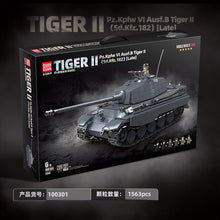 1563pcs QUANGUAN 100301 TIGER II  Pz.Kpfw VI Ausf.B Tiger II (Sd.Kfz.182) [Late]