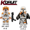 XP467 XP468 Star Wars Series Kodi airborne troops Minifigures