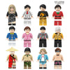 LW005-009 Male Farmer Police Engineer Racer Astronaut Minifigures