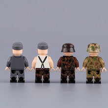 MTZ004-007 WWII German Soldier Camouflage Warrior Minifigures