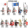 DT8910 DT8911 Medieval Crusader Knight Minifigures