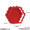 PJ1001-1008 hexagonal honeycomb building block display stand Minifigures