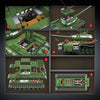 1703pcs QUANGUAN 100249 IS-2 HEAVY TANK MODEL 1944
