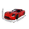 (Gobricks version) 3296pcs MOC-188766 1:8 Chevrolet Corvette C7