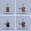 MTUV119-MTUV122 World War II foreign legion soldiers Minifigures